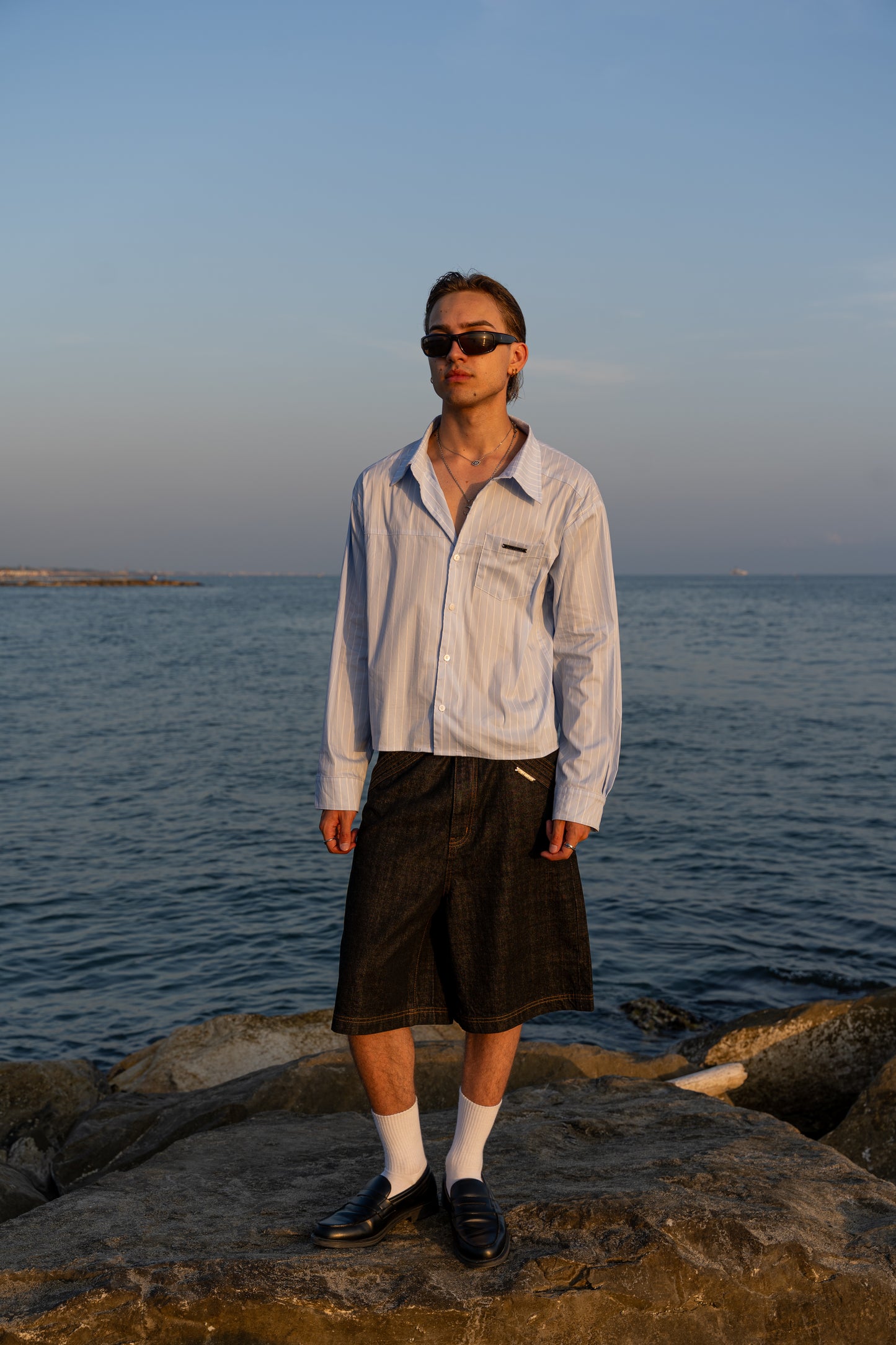 CHILL "South" Raw Denim Jorts