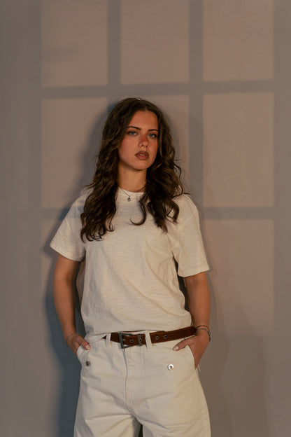 PREORDINA T-shirt sottile "Pure" bianca