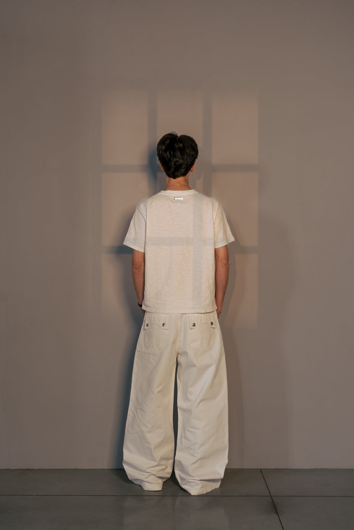 PREORDINA Jeans Selvedge "Insoliti" Larghi Bianchi