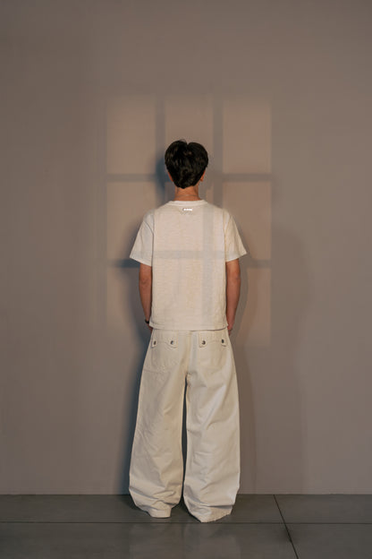 PREORDINA Jeans Selvedge "Insoliti" Larghi Bianchi