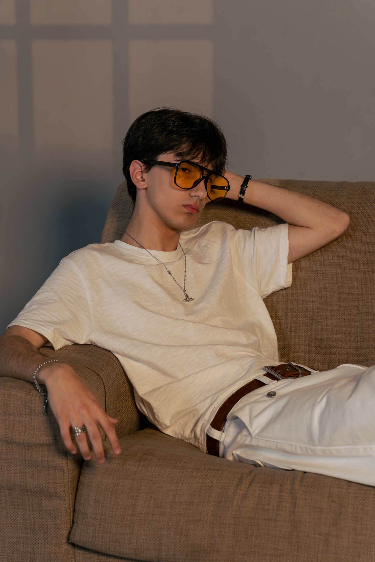 PREORDINA T-shirt sottile "Pure" bianca