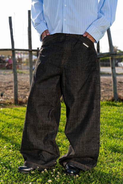 CHILL "South" Raw Denim Wide Leg