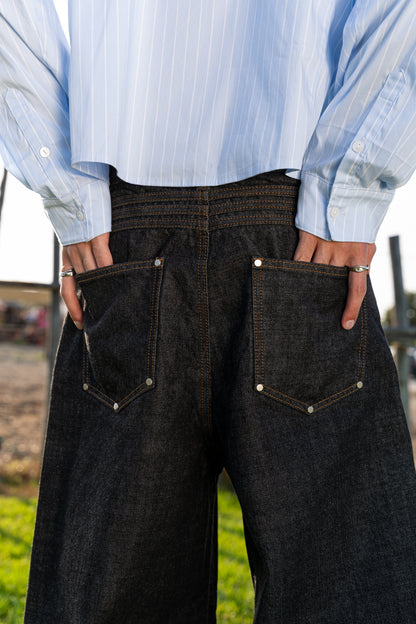 CHILL "South" Raw Denim Wide Leg