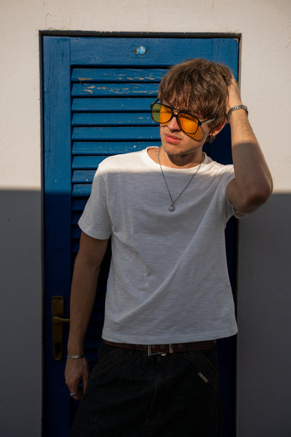 "Pure" Slim Tee White