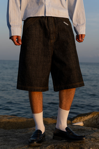 CHILL "South" Raw Denim Jorts