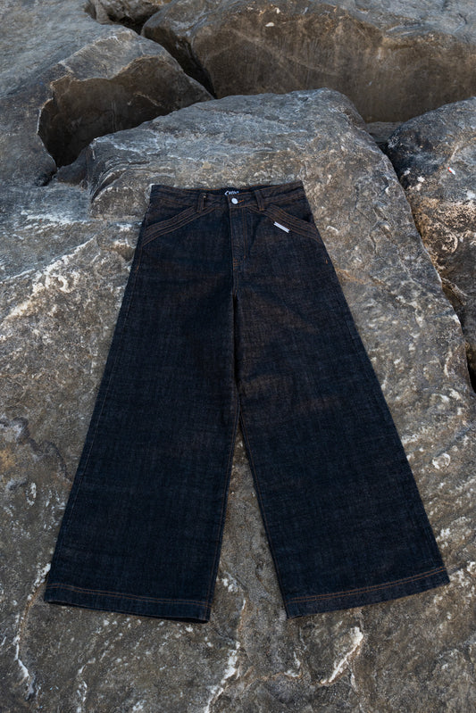 CHILL "South" Raw Denim Wide Leg