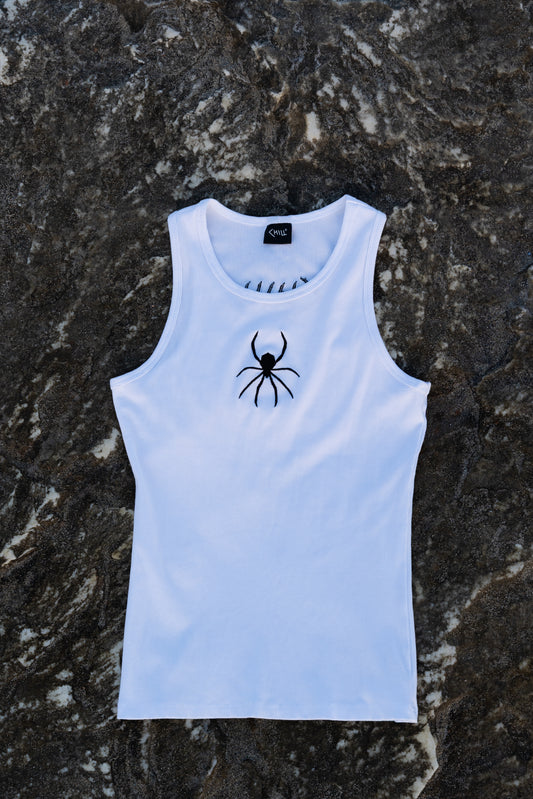 CHILL "Spider" Tank Top White
