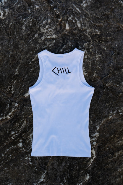 CHILL "Spider" Tank Top White