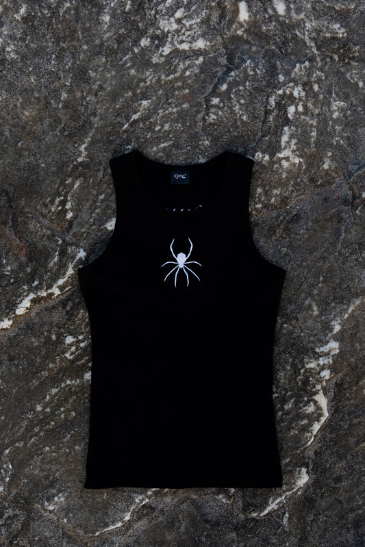 CHILL "Spider" Tank Top Black