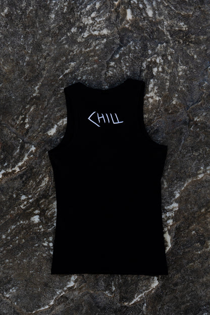 CHILL "Spider" Tank Top Black