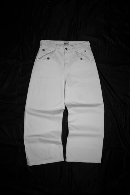 PREORDINA Jeans Selvedge "Insoliti" Larghi Bianchi
