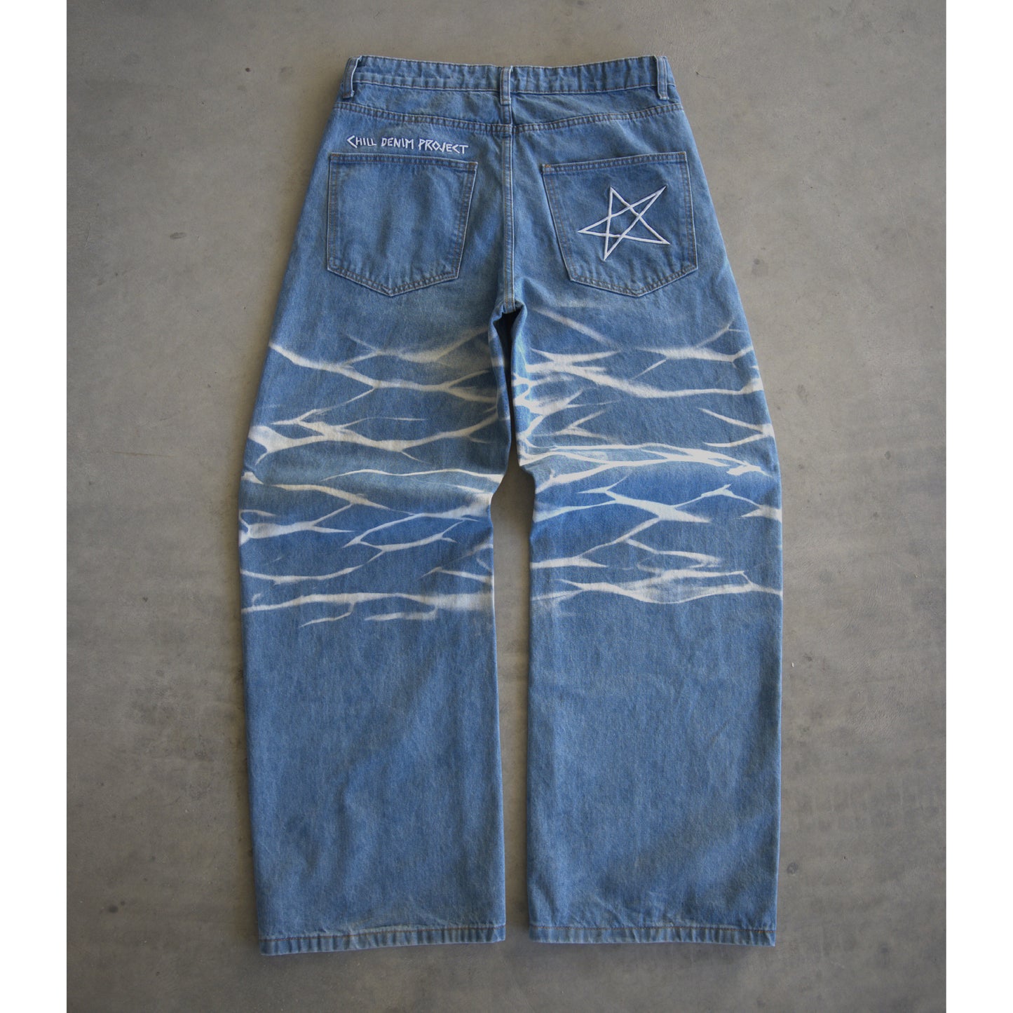 CHILL "One Star" Denim Light Blue