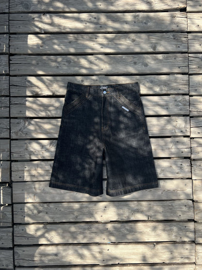 "South" Jorts in denim grezzo